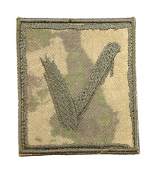 Шеврон тактический RusForce 8.5*7.5 см V зеленый