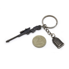 Брелок Microgun XS Снайперская винтовка AWP L96A1 с бронежилетом