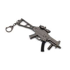 Брелок Microgun M Пистолет-пулемет Heckler and Koch UMP Серый