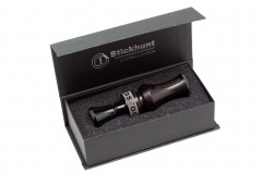 Манок духовой на утку акриловый Stickhunt ArtCalls Woodstock Черное африканское дерево 1 лепесток Чёрный