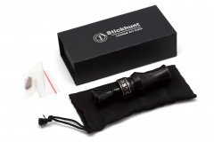 Манок духовой на утку акриловый Stickhunt ArtCalls Woodstock Черное африканское дерево 1 лепесток Серебристый