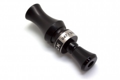 Манок духовой на утку акриловый Stickhunt ArtCalls Woodstock Черное африканское дерево 1 лепесток Серебристый