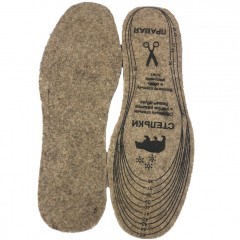 Стельки для обуви войлочные универсальный размер