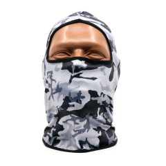 Маска балаклава RusForce Breath трикотажная 1 отверстие с защитой дыхательных путей Мультикам Светлый