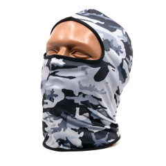 Маска балаклава RusForce Breath трикотажная 1 отверстие с защитой дыхательных путей Мультикам Светлый