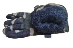 Перчатки Стикхант Тундра зимние полноразмерные флис Мультикам (зелёный)