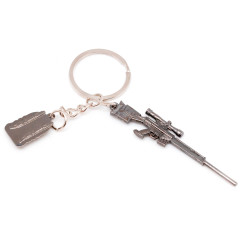 Брелок Microgun XS Винтовка M16A4 Classic с рюкзаком Хромированный