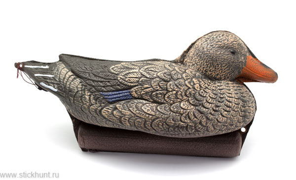Чучело утки Кряква сминаемое Стикхант