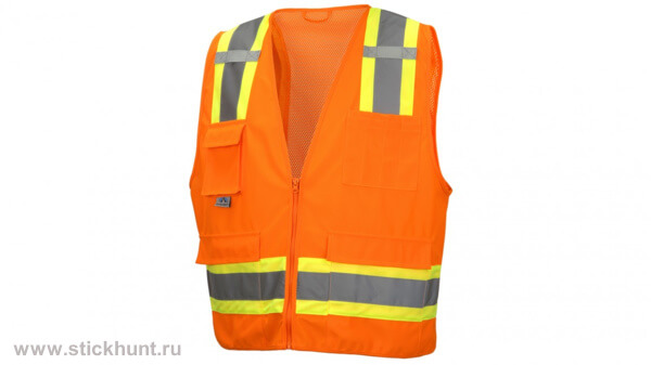 Жилет светоотражающий RVZ2420M (Оранжевый, размер M)