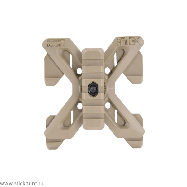 Адаптер с вращаемой планкой Picatinny Fab Defense RPR Molle SC-RPRMT Молле Койот Адаптер с вращаемой планкой Picatinny Fab Defense RPR Molle SC-RPRMT Молле Койот