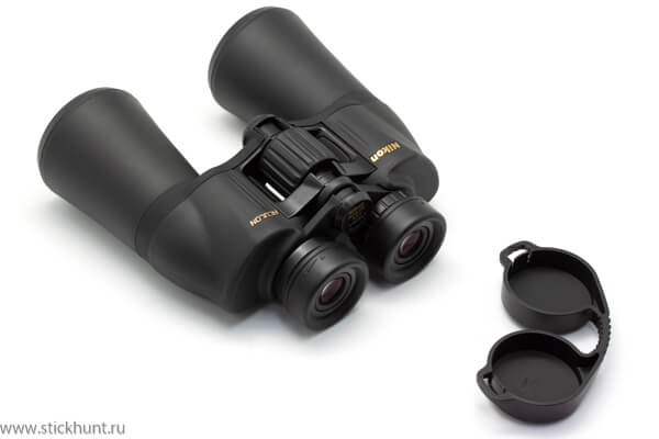 Фото Бинокль Nikon Aculon A211 10x50 Porro - призма со стеклом Eco-glass BAA814SA черный