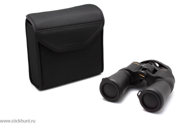 Бинокль Nikon Aculon A211 10x50 Porro - призма со стеклом Eco-glass BAA814SA черный снимок