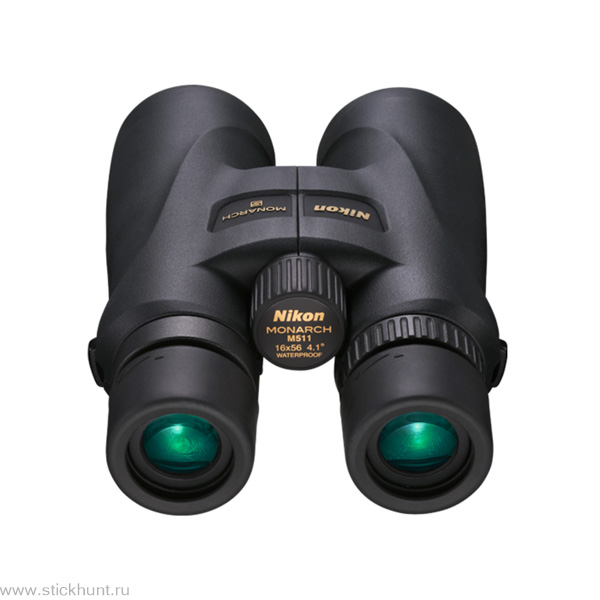 Бинокль Nikon MONARCH 5 16x56 Roof - призма со стеклом стекло ED (Extra-low Dispersion) черный фото