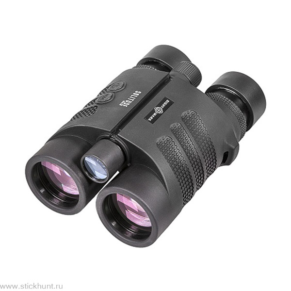 Бинокль с лазерным дальномером Sightmark Solitude 10x42 SM22007 дальность 1200 м. черный