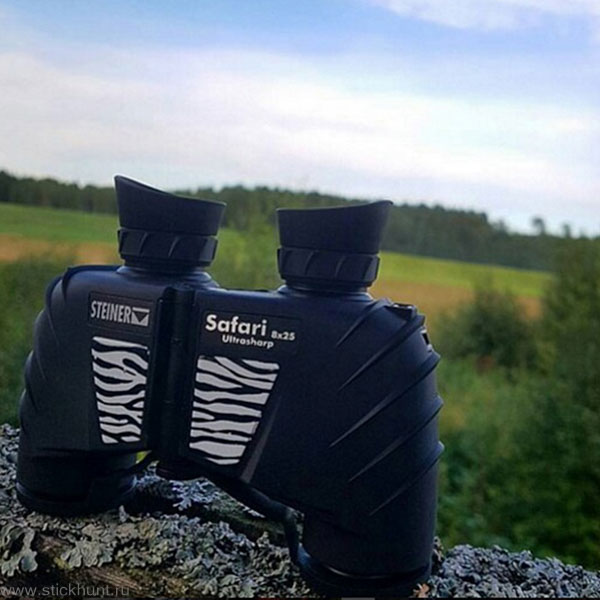 Бинокль Steiner SAFARI UltraSharp 10x25 Porro - призма 23330 черный картинка