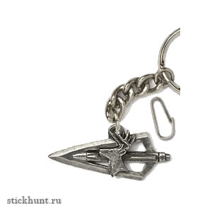 Брелок GG Harris Наконечник стрелы с оленем Олово Брелок GG Harris Наконечник стрелы с оленем Олово