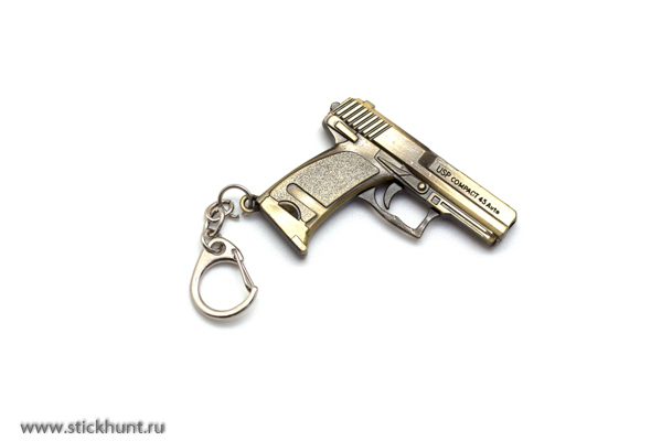 Фото Брелок Microgun S HK USP 45 (Gold edition) Пистолет USP 45