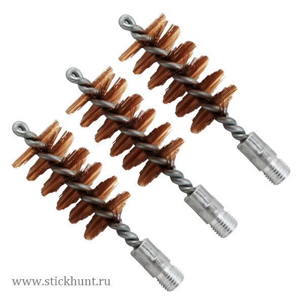 Ерш щетинный для чистки оружия Birchwood Casey Bore Scrubber 41230 для 12 калибра Папа 5/16-27 Бронза 3 шт Ерш щетинный для чистки оружия Birchwood Casey Bore Scrubber 41230 для 12 калибра Папа 5/16-27 Бронза 3 шт
