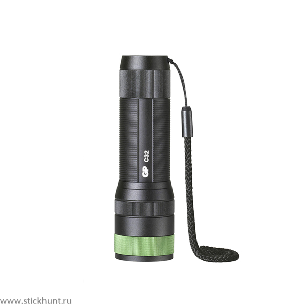 Фонарь светодиодный кемпинговый GP Discovery C32BE свет холодный 300lm 100м черный