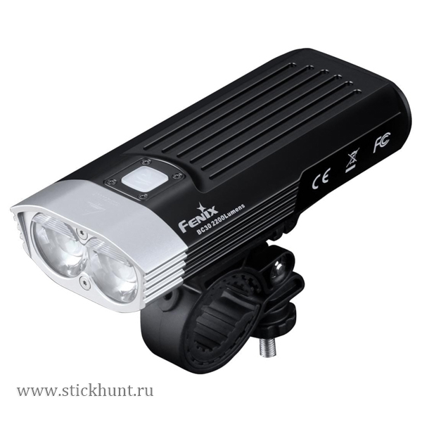 Фонарь светодиодный велофара Fenix BC30 V2 Свет - Белый (Нейтральный) 2200 lm 187 м Фонарь светодиодный велофара Fenix BC30 V2 Свет - Белый (Нейтральный) 2200 lm 187 м