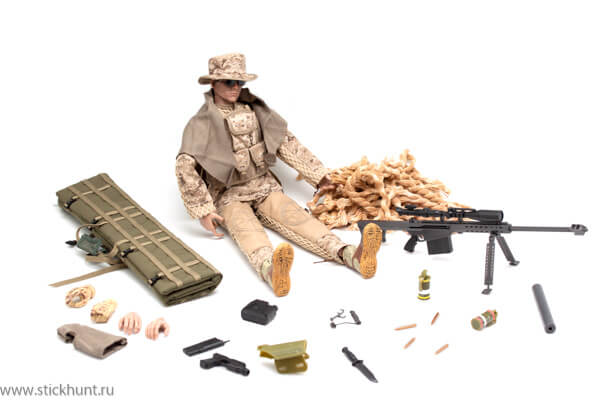 Фото коллекционная модель солдата Kadhobby Pattiz Toys Sniper Elite Элитный снайпер