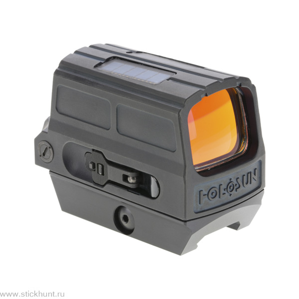 Коллиматорный прицел Holosun Enclosed Elite HE512T-GR на Weaver/Picatinny закрытый черный матовый