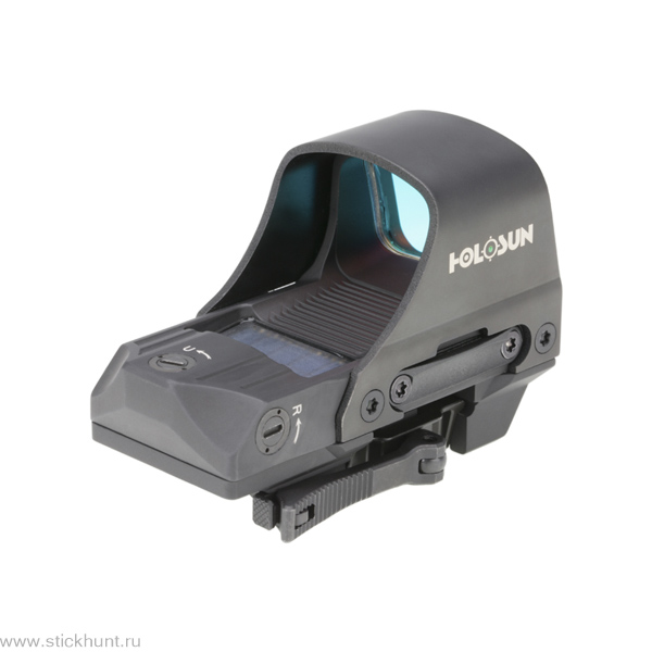 Коллиматорный прицел Holosun Open Elite HE510C-GR на Weaver/Picatinny открытый черный матовый