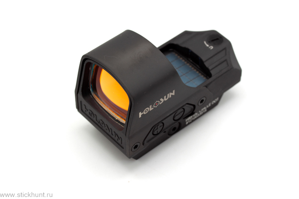 Коллиматорный прицел Holosun OpenReflex HS510C на Weaver/Picatinny открытый черный матовый