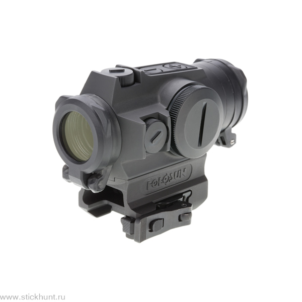 Коллиматорный прицел Holosun Paralow Elite HE515GT-GR на Weaver закрытый черный матовый