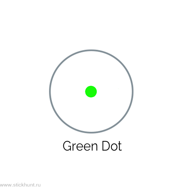 Коллиматорный прицел Holosun Paralow Elite HE515GT-GR на Weaver закрытый черный матовый