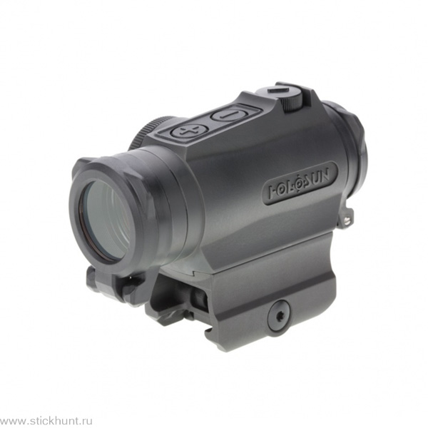 Коллиматорный прицел Holosun Paralow Elite HE515GT на Weaver закрытый черный матовый
