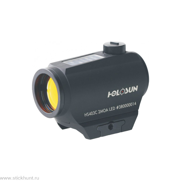 Коллиматорный прицел Holosun Paralow HS403C на Weaver/Picatinny закрытый черный матовый