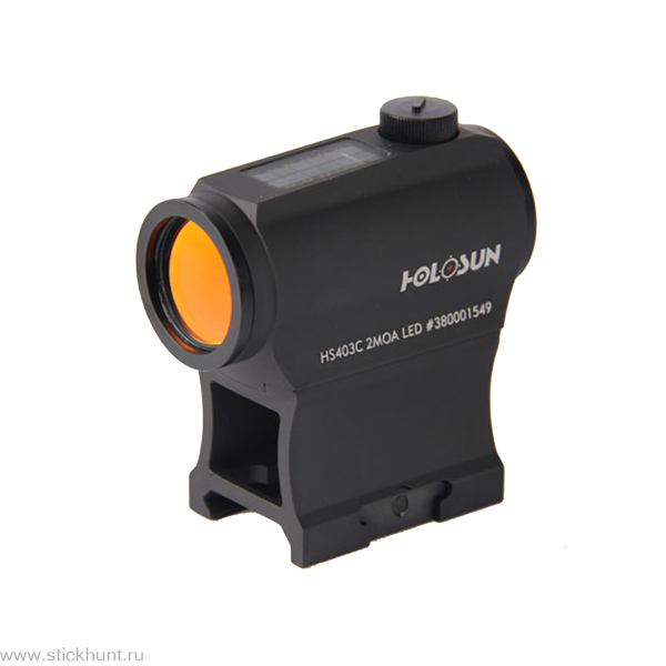 Коллиматорный прицел Holosun Paralow HS403C на Weaver/Picatinny закрытый черный матовый