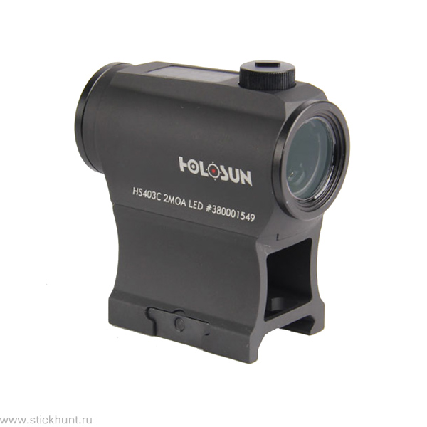 Коллиматорный прицел Holosun Paralow HS403C на Weaver/Picatinny закрытый черный матовый