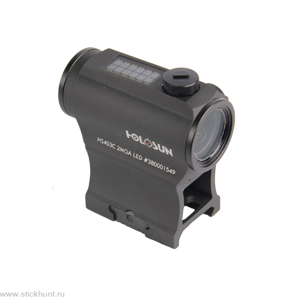 Коллиматорный прицел Holosun Paralow HS403C на Weaver/Picatinny закрытый черный матовый