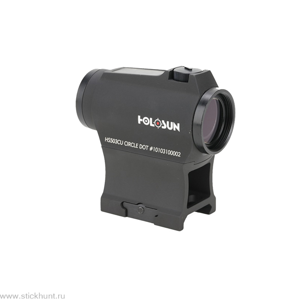 Коллиматорный прицел Holosun Paralow HS503CU на Weaver/Picatinny закрытый черный матовый