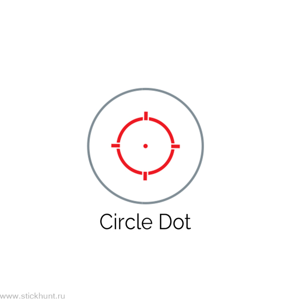 Коллиматорный прицел Holosun Paralow HS503CU на Weaver/Picatinny закрытый черный матовый