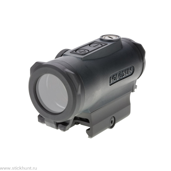 Коллиматорный прицел Holosun Tube Elite HE530G-RD на Weaver/Picatinny закрытый черный матовый
