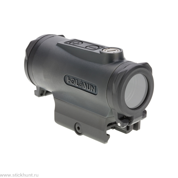 Коллиматорный прицел Holosun Tube Elite HE530G-RD на Weaver/Picatinny закрытый черный матовый