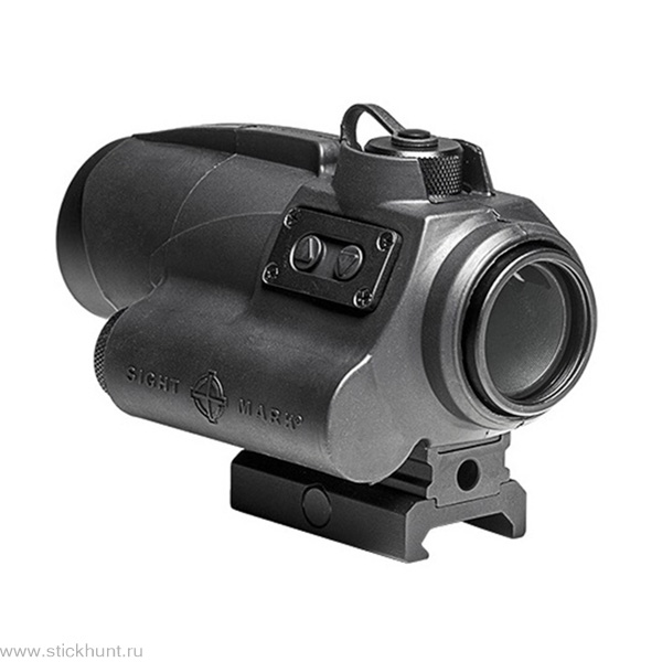 Коллиматорный прицел SightMark SM26020 на Weaver/Picatinny закрытый черный матовый