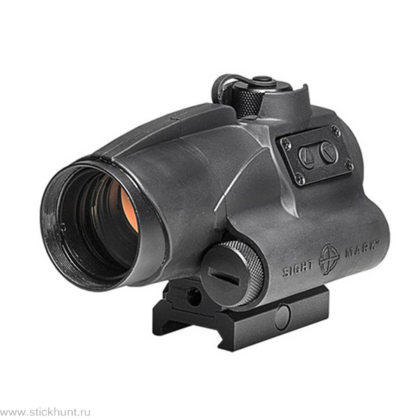Коллиматорный прицел SightMark SM26020 на Weaver/Picatinny закрытый черный матовый