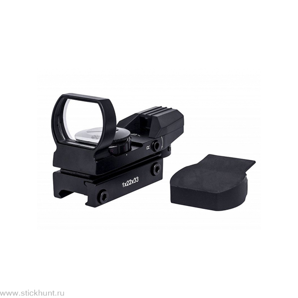 Коллиматорный прицел Target Optic TO-1-22-33 на Weaver/Picatinny открытый черный матовый