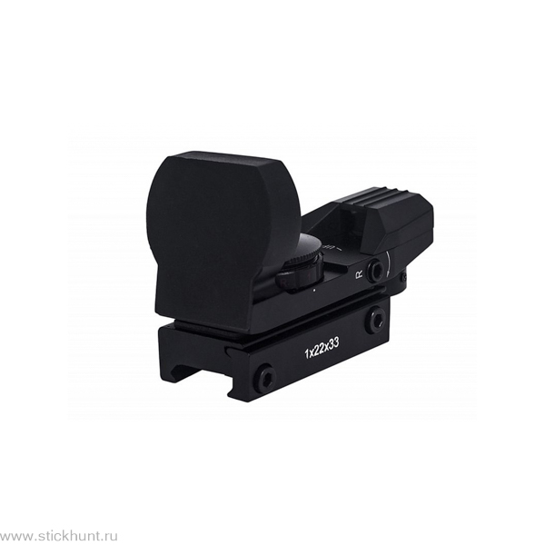 Коллиматорный прицел Target Optic TO-1-22-33 на Weaver/Picatinny открытый черный матовый