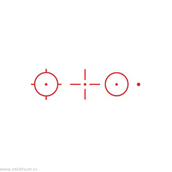 Коллиматорный прицел Tokyo Scope/Hakko TS-35 на Weaver/Picatinny открытый черный матовый