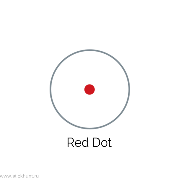 Коллиматорный прицел Tokyo Scope/Hakko TS-XT6 на Weaver/Picatinny открытый черный матовый