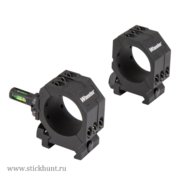Кольца под прицел Wheeler 1099956 D=30 мм H=27.9 мм на Picatinny с уровнем | Высокие 2 шт Кольца под прицел Wheeler 1099956 D=30 мм H=27.9 мм на Picatinny с уровнем | Высокие 2 шт