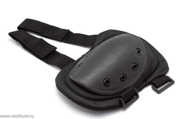 Комплект защиты Стикхант US Army (наколенники и налокотники) черный фото