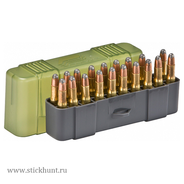 Коробка Plano 1228-20 для хранения 20 патронов .22 - .250, .250 Savage, .30-30 Win, .32 Win калибра Хаки Коробка Plano 1228-20 для хранения 20 патронов .22 - .250, .250 Savage, .30-30 Win, .32 Win калибра Хаки