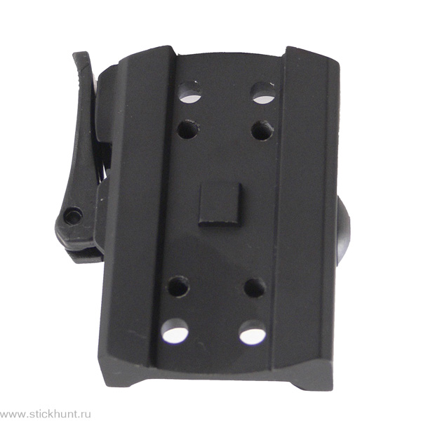 Кронштейн быстросъемный для коллиматорного прицела Holosun HS-MLQ1 на Weaver/Picatinny низкий черный фото