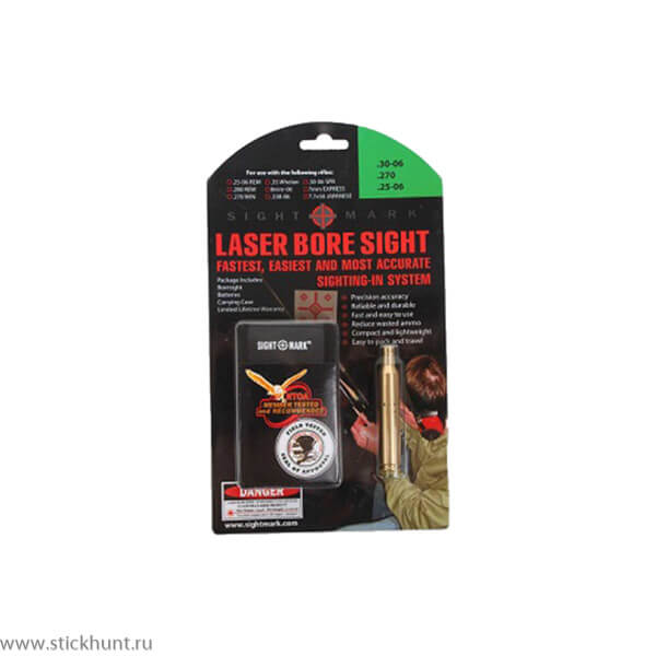 Картинка Лазерный патрон Sightmark SM39003 калибр 30-06 Spr, 270 Win, 25-06 Win лазер красный латунный